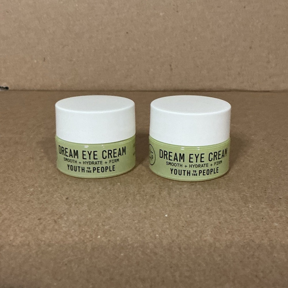 2X Youth To The People Dream Eye Cream 0.10‎ oz/3ml NEW Discontinued Product